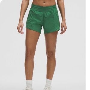 Everglade Green Women's High-Rise Shorts